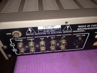 Amplificador Nikko NA-400II Plata y Azul