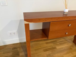 Recibidor madera cerezo maciza