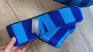 Conjunto Bolso y Sandalias Parfois Rayas Azules