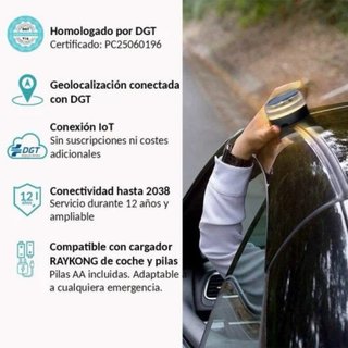 Baliza V16 DGT homologada hasta 2038