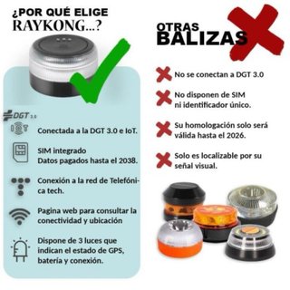 Baliza V16 DGT homologada hasta 2038