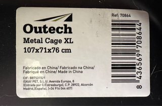 Jaula metálica Outch XL para perro, POCO USO