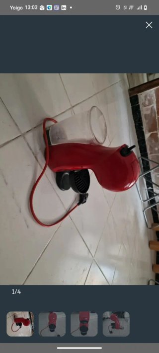 Cafetera Dolce Gusto Roja