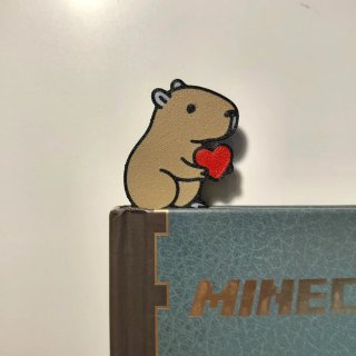 Marcapáginas Capibara impreso 3D