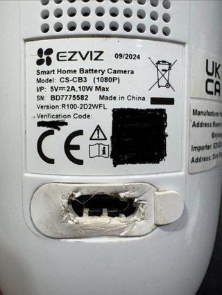 Cámara Vigilancia Ezviz CB3 Batería Recargable