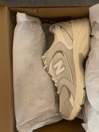 New Balance 530 Beige/Bianco Tg. 38,5