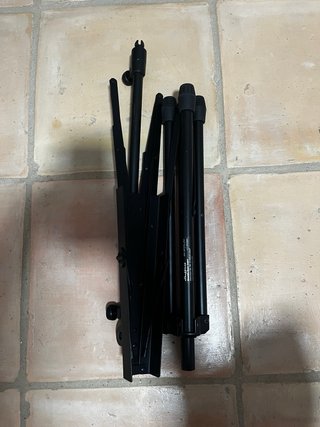 Guitarra Eléctrica Negra + Amplificador+Atril