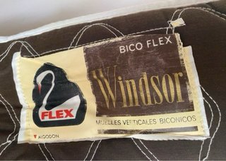 Colchón Flex individual con estampado floral
