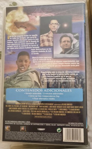 Lote 4 VHS Cine 90s (Star Wars, Vampiros...)