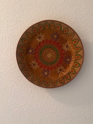 Piatti decorativi blu e bianchi
