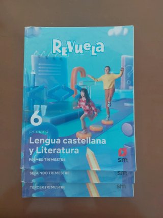 Libros 3 trimestres Lengua 6° primaria SM