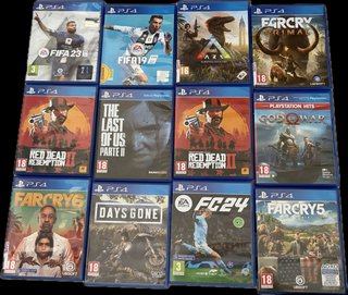 Lote Juegos PS4: FIFA, Far Cry, God of War, etc.