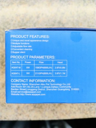 Filtro Interno Acquario 3 in 1 AQ047