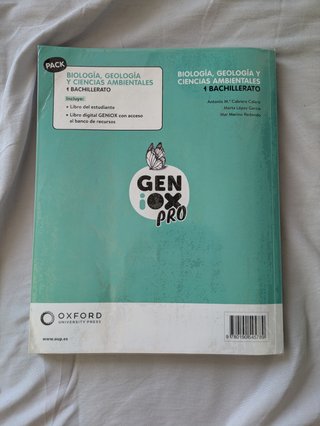 Biología, Geología y CC. Ambientales 1º Bachill...