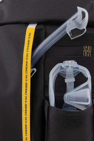 Mochila  Cressi Leon 22 L negro amarillo NUEVO