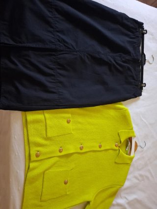 Conjunto Falda y Chaqueta Zara T XL