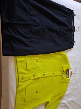 Conjunto Falda y Chaqueta Zara T XL