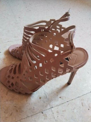 Sandalias rosa palo 39