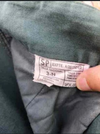 Uniforme antiguo