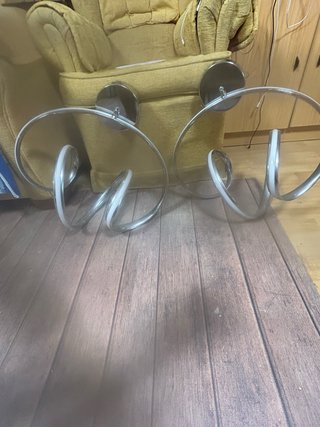 Lámparas de diseño espiral (2 unidades)