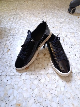 Zapatillas Calvin Klein Negras Charol