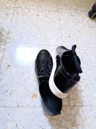 Zapatillas Calvin Klein Negras Charol