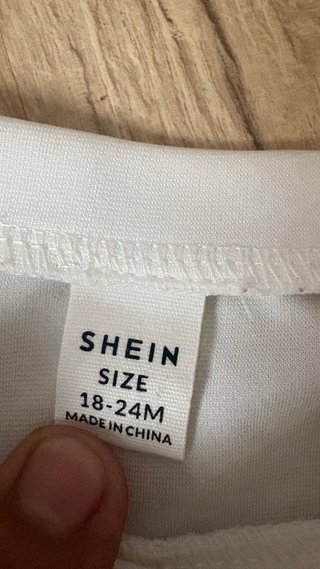 Conjunto deportivo niño blanco y azul- Shein