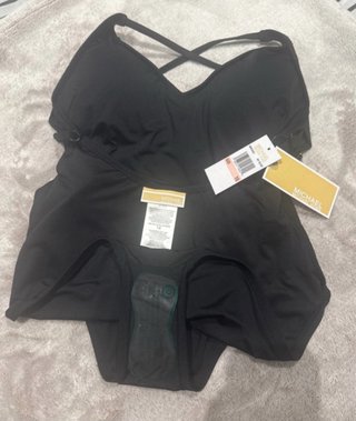 Bañador Michael Kors Talla M Negro Espalda Cruzada
