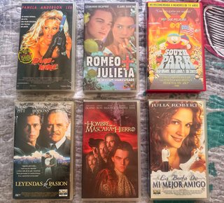 Lote 6 Películas VHS