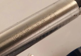 Penna stilografica Parker 21 blu