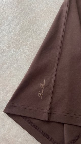 Loro Piana Camiseta Talla XL Marrón