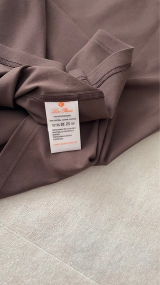 Loro Piana Camiseta Talla XL Marrón