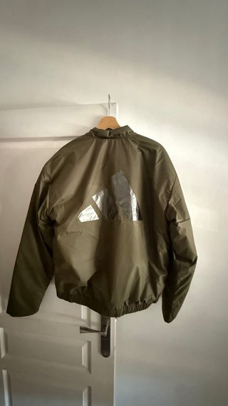 Cazadora Bomber Adidas Verde Talla M