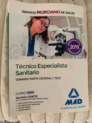 Libros oposición Tecnico Anatomía Patológica SMS