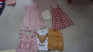 Lote Ropa Niña Verano 6-7 Años varias marcas