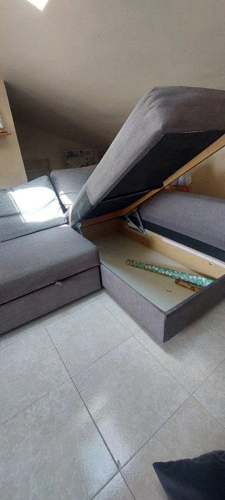 Sofá Cama Gris Ikea Friheten