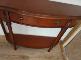 Entradita de madera con espejo
