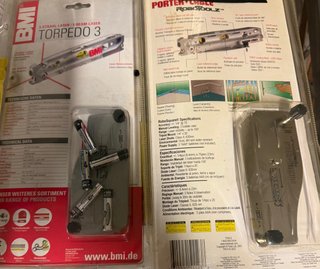 Livella laser BMI Torpedo 3 e Porter Cable