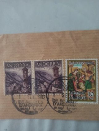 Sellos Andorra 1982