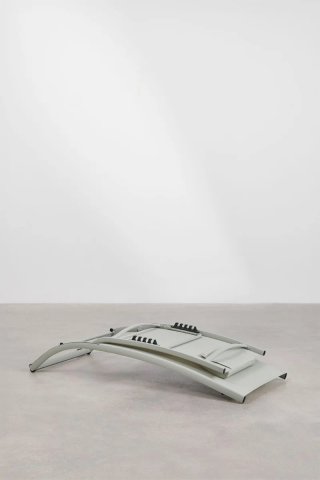 Sklum Tumbona reclinable en aluminio con cojín