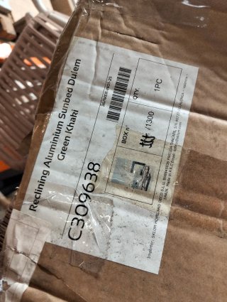 Sklum Tumbona reclinable en aluminio con cojín