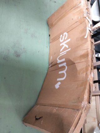 Sklum Tumbona reclinable en aluminio con cojín