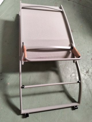 Sklum Tumbona reclinable en aluminio con cojín