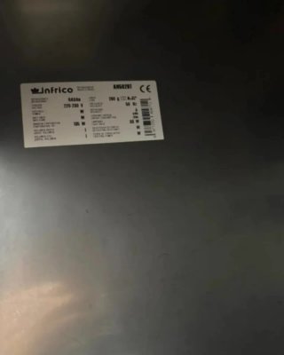 ☑️Congelador Infrico 2 Puertas Acero Inox