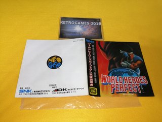 Neo Geo SNK WORLD HEROES PERFECT Neogeo AES SNK.