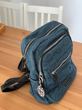 Mochila tejana Paco Martinez azul