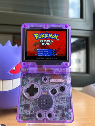 GameBoy Advance SP Edición pokemon Gengar IPS5