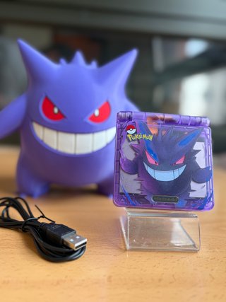 GameBoy Advance SP Edición pokemon Gengar IPS5