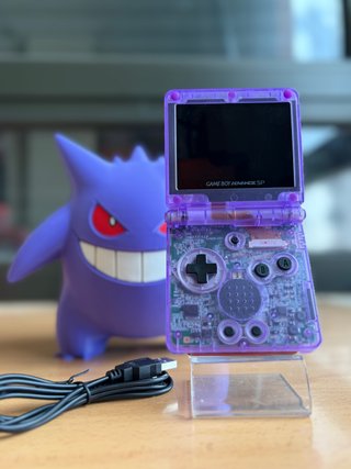 GameBoy Advance SP Edición pokemon Gengar IPS5