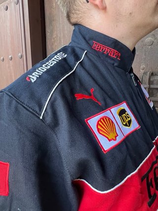 Chaqueta Ferrari Negra Talla M